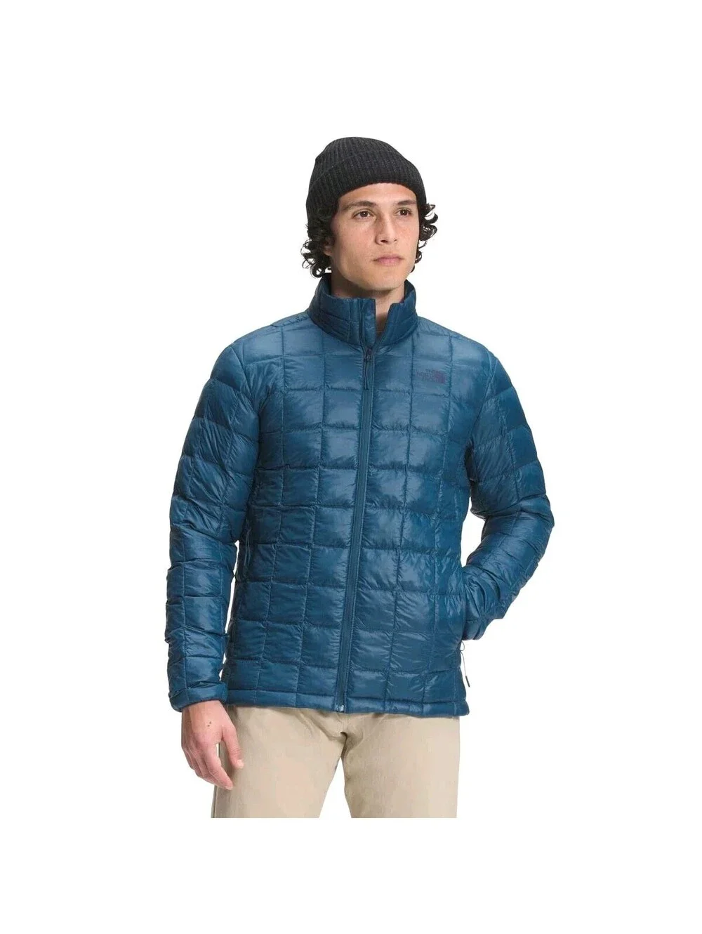 The North Face Thermoball ECO Puffer Jacket Winter Insulated Blue Mens XXL 2XL